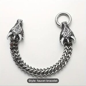COPY - Silver Dragon Claw Bracelet